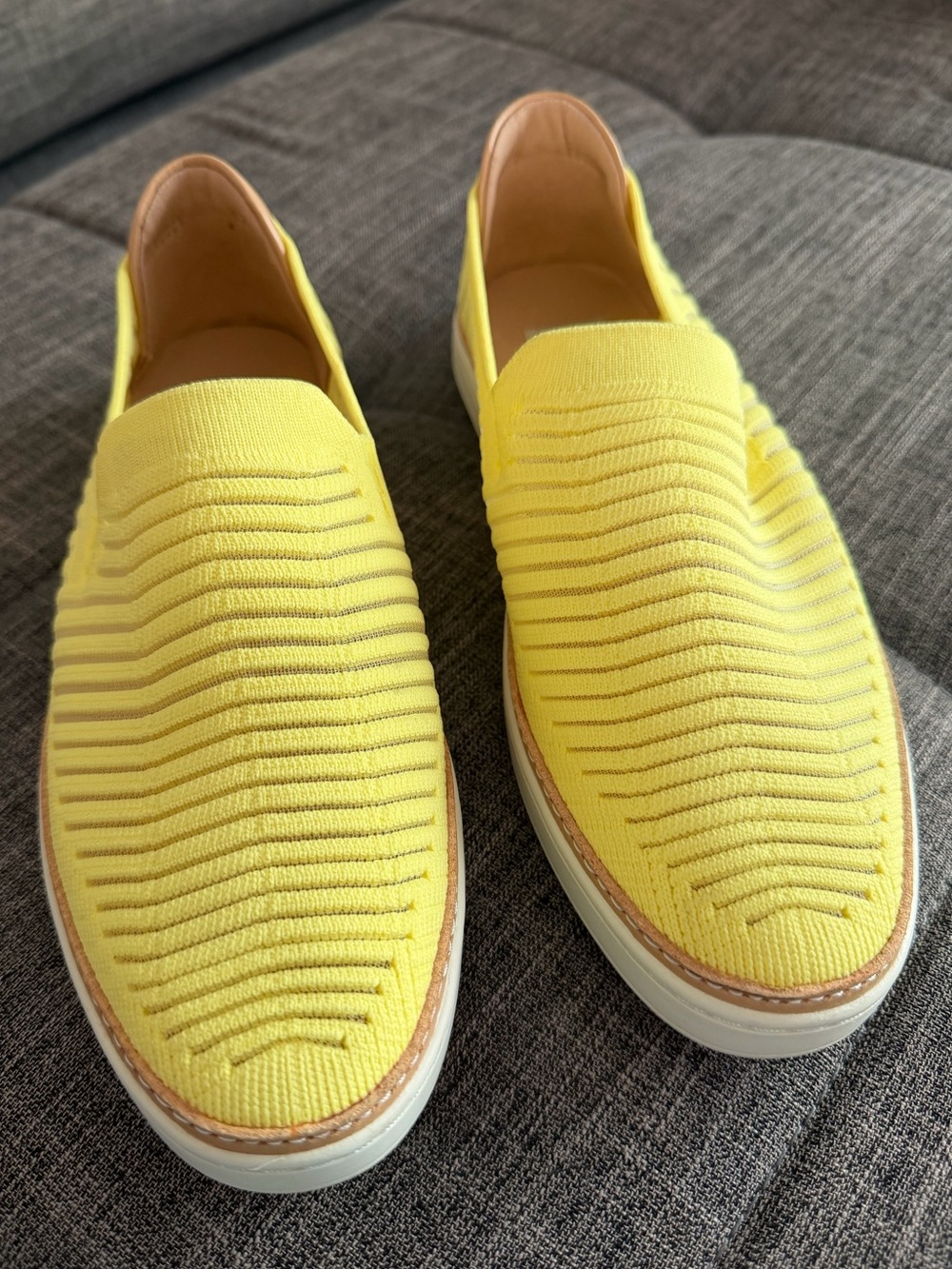 Ugg Slip-On Knit Casual Shoes - Yellow